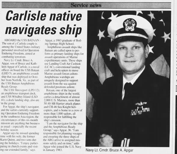 Clipping from The Sentinel